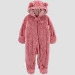 Carter's Just One You® Baby Girls' Bear Snowsuit - Pink