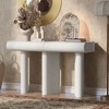 NicBex Modern Painted Console Table with 2 Curved Drawers & 3 Geometric Legs,Narrow Entryway Table Foyer Tables for Hallway,Living Room - 2 of 4