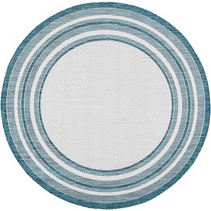 Courtyard CY8475 UV & Stain Resistant Non-Shedding Power Loomed Indoor/Outdoor Rugs - Safavieh - 1 of 4