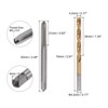 Unique Bargains High Speed Steel Titanium Plated Straight Flute Thread Tap and Twist Drill Bit - 2 of 4