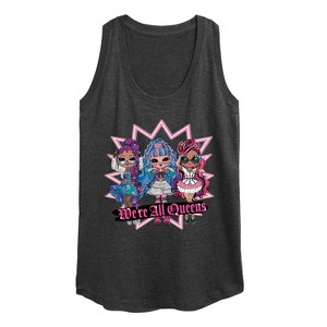 Women's - LOL Surprise! - We're All Queens Graphic Racerback Tank - 1 of 4