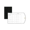 NOTIQ for Blue Sky 2025 Weekly/Monthly Planner 8.66"x6.42" Black Saffiano with Metal Snap: Adult Stationery, Ribbon Marker - 4 of 4