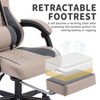 NicBex Swivel Gaming Chair Office Chairs with Wheels,Reclining Back,Adjustable Seat Height&Footrest,Ergonomics Video Game Chairs,300lbs Max - 2 of 4