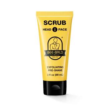 Bee Bald Head and Face Exfoliating Pre-Shave - 3 fl oz