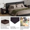 HOMLUX Modern End Table Nightstand with Storage Drawer & Display Shelf Beside Bedroom - 4 of 4