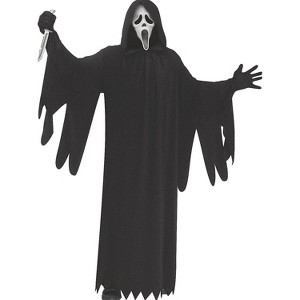 Fun World Adult Scream Ghostface 25th Anniversary Costume - One Size Fits Most - Black - 1 of 3