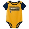 NCAA Northern Arizona Lumberjacks Infant Boys' 3pk Bodysuit - 2 of 4