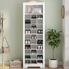 30 Shoe Cubby,Freestanding Tall Shoe Cabinet With Multiple Storage Capacity,Shoe Cabinet Storage,Shoe Racks For Entryway,Bedroom-Cuddlewood - 2 of 4