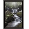 HomeRoots Ricketts Waterfall Black Framed Print Wall Art - 4 of 4