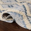 Hand-Tufted Printed Diamond Geometric Cotton-Wool Blend Indoor Area Rug by Blue Nile Mills - 4 of 4