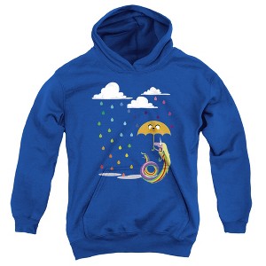Boys’ Adventure Time Lady In The Rain Hooded Sweatshirt - 1 of 4