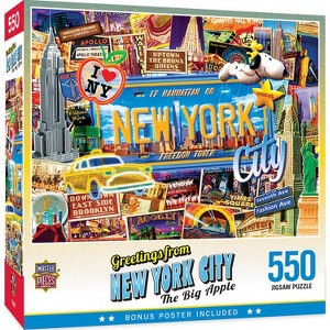 MasterPieces Inc Greetings From New York 550 Piece Jigsaw Puzzle - 1 of 4