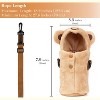 BABYYER Plush Water Bottle Carrier with Strap Compatible with Thermos FUNTAINER Steel/Tritan 12oz/16oz, Warm Waterbottle Sling Bag Holder - 2 of 4