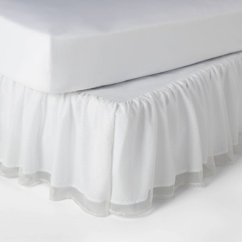 White bed shop skirt queen target