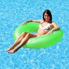 Poolmaster Neon Frost Large Swimming Pool Float Inner Tube - Green - 2 of 2