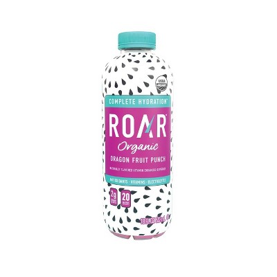 ROAR Organic Dragon Fruit Punch Flavored Water - 18 fl oz