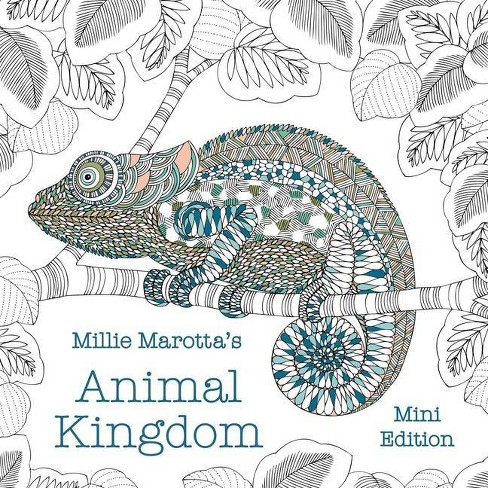 Millie Marotta's Animal Kingdom: Mini Edition - (millie Marotta Adult  Coloring Book) (paperback) : Target