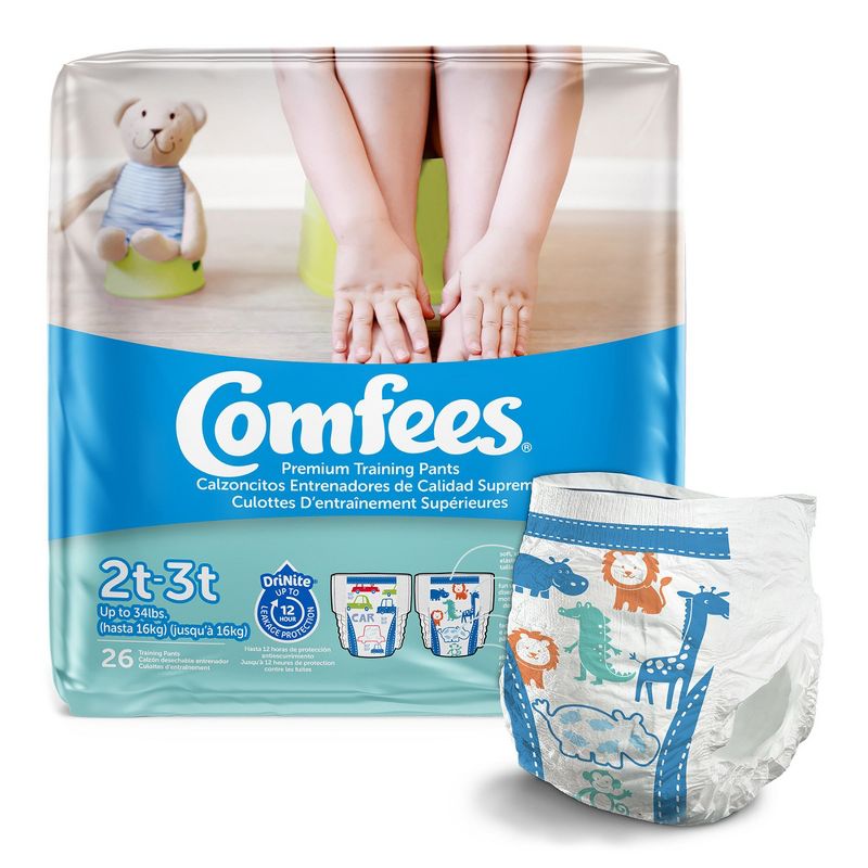 Comfees Toddler Training Pants, Moderate Absorbency, 2 of 4