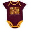 NCAA Minnesota Golden Gophers Infant Girls' 3pk Bodysuit Set - image 2 of 4