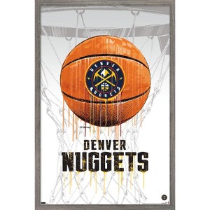 Trends International NBA Denver Nuggets - Drip Basketball 21 Framed Wall Poster Prints - 1 of 4