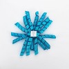 Bows And Sparkles 7" Fabric Curl Swirl Gift Bow Turquoise - 2 of 2