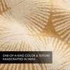 NICOLE MILLER NEW YORK Kendall Fluted Geo Handcrafted Area Rug, 100% Wool Rug - 3 of 4