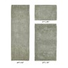 Granada 3 Piece Bath Rug Set 100% Premium Cotton Tufted Non-Slip Backing Bathmats for Bathroom, Super Soft Absorbent, Machine Washable - 2 of 4