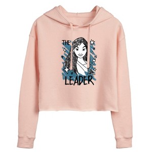 Women's - Disney - Mulan The Leader Cropped Graphic Hoodie - 1 of 2