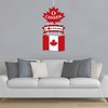 Big Dot of Happiness Canada Day - Hanging Porch Canadian Party Outdoor Decorations - Front Door Decor - 3 Piece Sign - 3 of 4