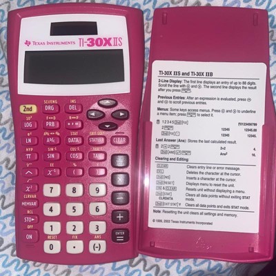 Texas Instruments TI-30X IIS two-line Scientific Calculator combines  statistics and advanced scientific functions High School and College