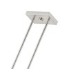 Livex Lighting Carson 3 - Light Chandelier in  Brushed Nickel - 4 of 4
