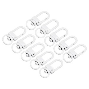 Unique Bargains DIY Craft Key Organization Lobster Claw Lanyard Swivel Clasps 1.3" x 0.51" 16 Pcs - 1 of 4