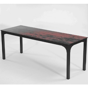 Resenkos Computer Desk, Office Desk, Study Desk,Rectangle Executive Desk, 78.7" Computer Desk 6FT Conference Table,Rustic Brown - 1 of 3