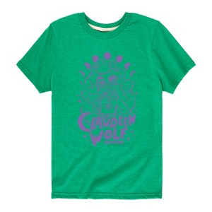 Boys' - Monster High - Clawdeen Wolf Moon Phases Short Sleeve Graphic T-Shirt - 1 of 4