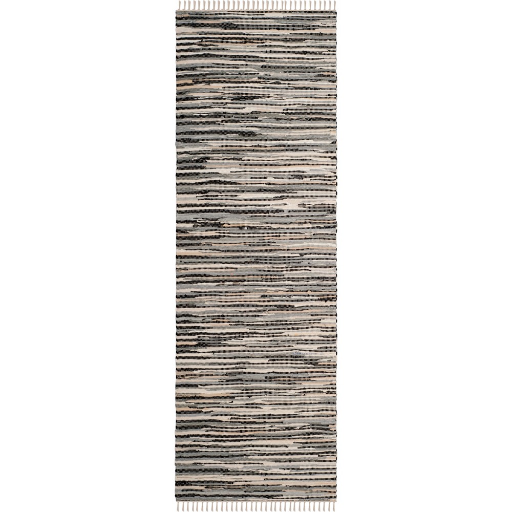  Runner Spacedye Design Woven Black