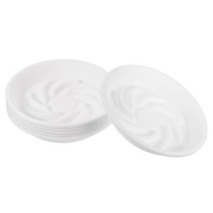 Unique Bargains PP Resin Breathable Sturdy Durable Plant Saucer 6 Pcs - 1 of 4