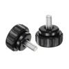 Unique Bargains Plastic Threaded Bolt Knurled Clamping Knob Thumb Screws 6 Pcs - 3 of 4