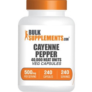 BulkSupplements Cayenne Pepper (40000 HU) Capsules - 1 of 4