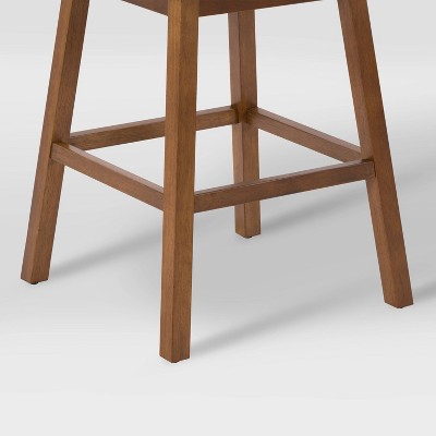 Boston High Back Light Gray Fabric Counter Barstools, Set of 2