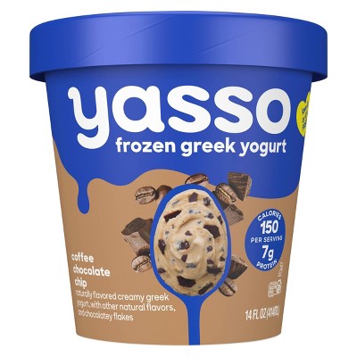 Yasso Greek Coffee Chocolate Chip Frozen Yogurt Bar - 14 fl oz
