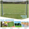 NAYSAYE Sport Net and Rebounder Kids Soccer Goal Durable Portable Outdoor Play for Backyard, White, 94.49"*36"*60" - 4 of 4
