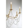 Savoy House Mariposa 10 - Light Chandelier in  Warm Brass - 4 of 4