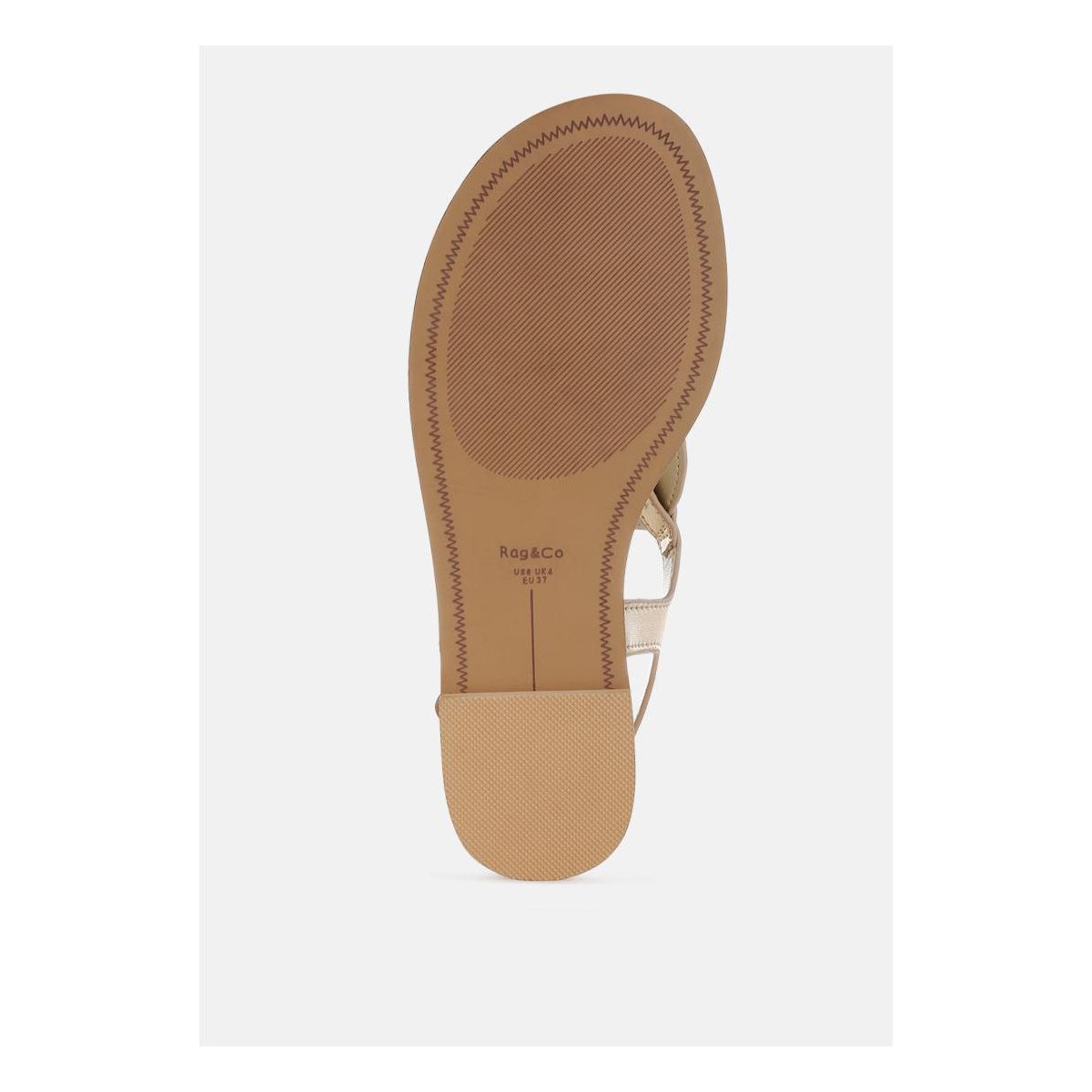 Обувь Rag & Co Womens Zorad Metallic Genuine Leather Flats 10 — фото 5