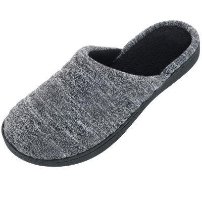 Black Genuine Suede and Knit Women's Walking Clogs