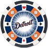 MasterPieces MLB Detroit Tigers Casino Style Poker Chip Set, 100 Pieces, Officially Licensed - 3 of 4