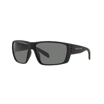 Native XD9014 66mm Man Rectangle Sunglasses Polarized