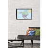 Trends International North America Map 2023 Framed Wall Poster Prints - 2 of 4