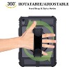 Waterproof protective case for iPad (A16) 11th generation 2025/10th generation 2022,IP68 waterproof rating,heavy-duty shockproof,Black - 3 of 4