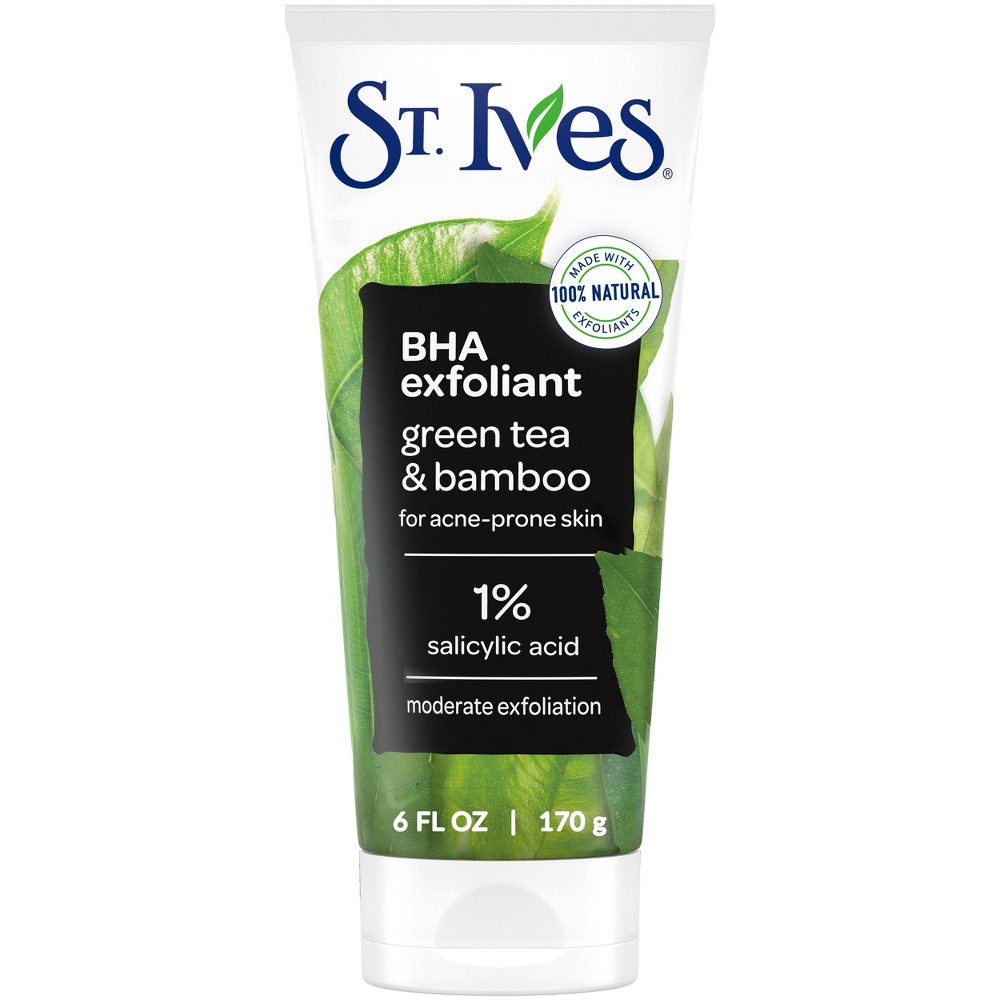 UPC 077043358023 product image for St. Ives BHA Green Tea & Bamboo Face Exfoliant For Acne Prone Skin, 6oz ​ | upcitemdb.com