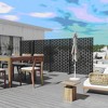 MAYEERTY 71x47 Simple and modern outdoor decorative screen partition - 3 of 3